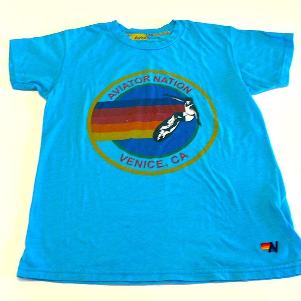 Aviator Nation t shirt kids size 12